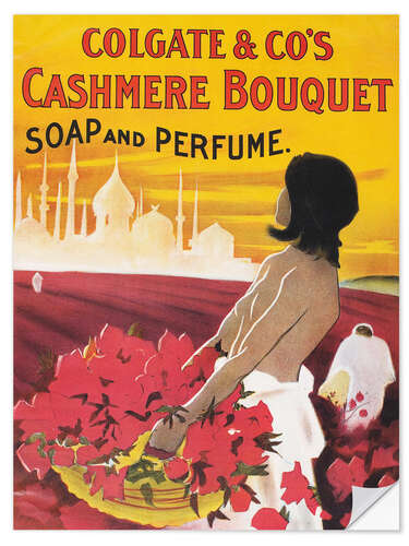 Selvklæbende plakat Colgate & Co's Cashmere Bouquet