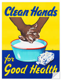 Sisustustarra Clean hands for good health