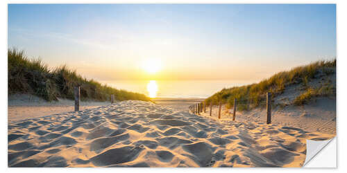 Wall sticker Sunset on the Baltic Sea