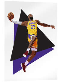 Acrylic print Lebron James