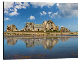 Alubild Das kleine Haus zwischen den Felsen, Bretagne - Christian Müringer