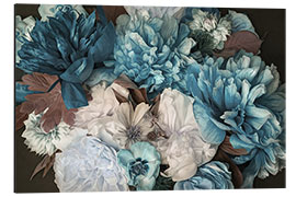 Aluminium print Blue flower dream