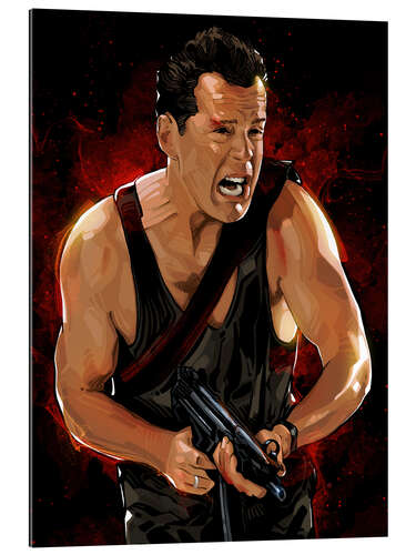 Quadro em plexi-alumínio Assalto ao Arranha-Céus (Die Hard)