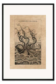 Gerahmter Kunstdruck Die Riesenkrake