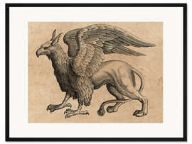 Gerahmter Kunstdruck Der Vogelgreif