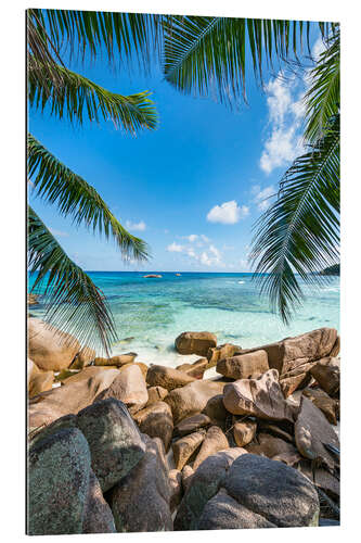 Gallery Print Anse Lazio auf den Seychellen