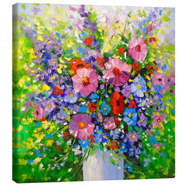 Canvas print Bouquet of summer flowers