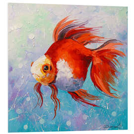 Foam board print Goldfish