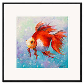 Ingelijste kunstdruk Goldfish