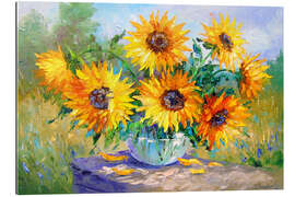 Galleriprint Bouquet of sunflowers in nature