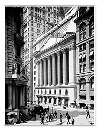 Tableau  New York historique, Bourse 1900 - Christian Müringer