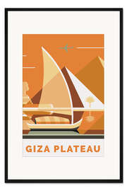 Gerahmter Kunstdruck Giza Plateau