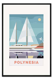 Gerahmter Kunstdruck Polynesia