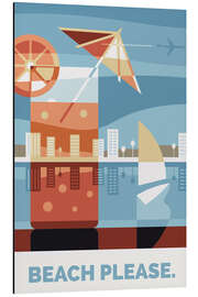 Magnettafel Beach Please.