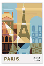 Poster  Parigi - Nigel Sandor