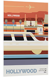 Foam board print Hollywood