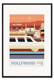 Gerahmter Kunstdruck Hollywood