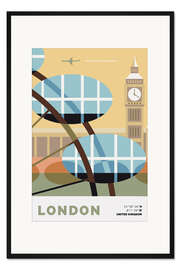 Gerahmter Kunstdruck London II