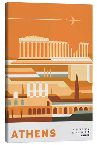 Canvas print Athens