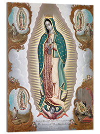 Galleriprint Virgin of Guadalupe with the four apparitions