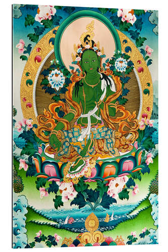 Galleriprint Shyama Tara (Grønn Tara)