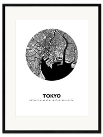 Gerahmter Kunstdruck Tokyo