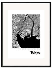 Kunsttryk i ramme Tokyo