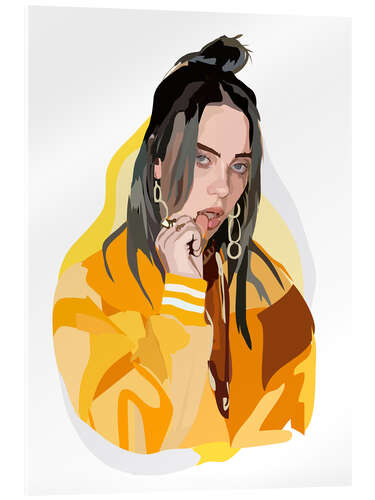 Akrylbilde Billie Eilish