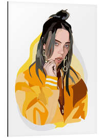 Tableau en aluminium Billie Eilish