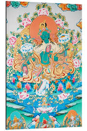Magnettafel Grüne Tara, Symbol des Wohlstands