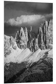 Hartschaumbild Vajolet-Türme, Dolomiten