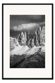 Gerahmter Kunstdruck Vajolet-Türme, Dolomiten
