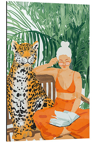 Aluminium print Jungle Vacay II