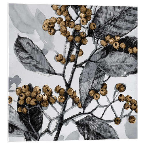 Quadro em plexi-alumínio Pyracantha I