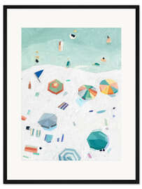Gerahmter Kunstdruck Beach Vista II