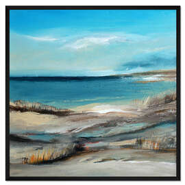 Gerahmter Kunstdruck Strand