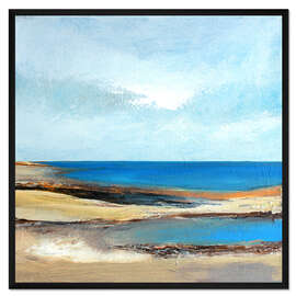 Gerahmter Kunstdruck Die ruhige Nordsee