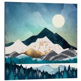 Magnettafel Abendwald