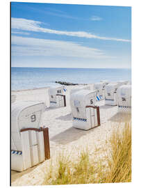 Magnettafel Ein Tag am Meer