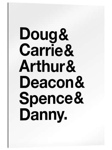 Gallery print King of Queens - names