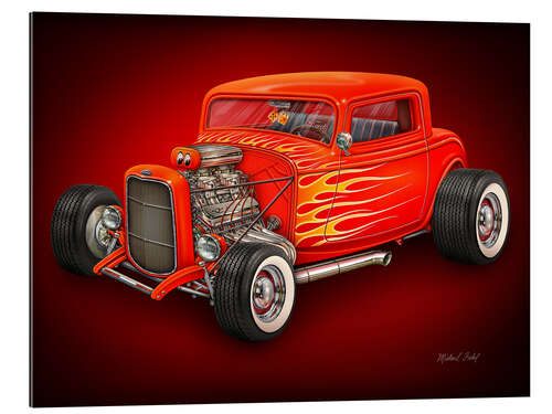 Galleriprint Red Hot Rod