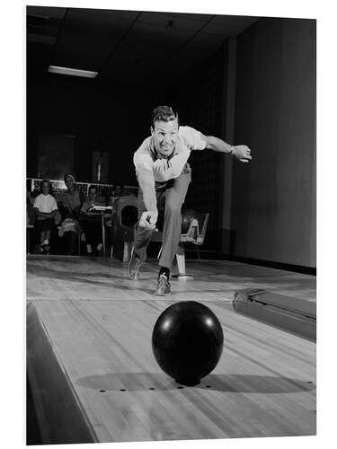 PVC-taulu 1950s at the bowling