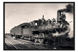 Gerahmter Kunstdruck Dampflok der Hudson Bay Emporia