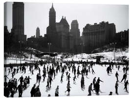 Leinwandbild Wollman Eisbahn Central Park Manhattan