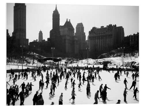 Tableau en PVC Patinoire Wollman à Central Park, Manhattan