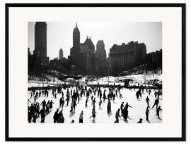 Innrammet kunsttrykk Wollman Ice Rink Central Park Manhattan