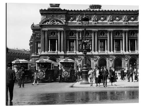 Aluminiumsbilde Place de l'Opera in Paris