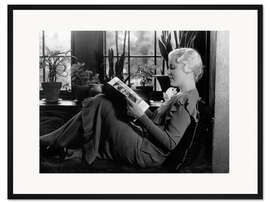 Gerahmter Kunstdruck Zuhause in den Zwanzigern