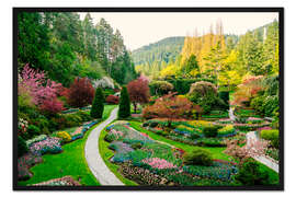 Gerahmter Kunstdruck Bezaubernder Garten