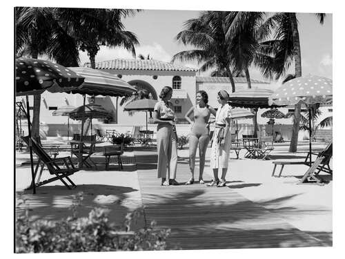 Aluminiumsbilde Club Hotel Miami Beach, Florida, 1930s